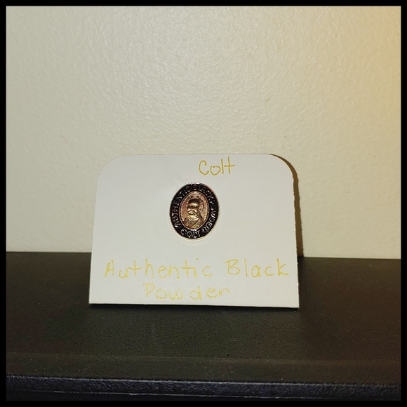 Vintage Colt Authentic Black Powder Tac Pin - Picture 4 of 4